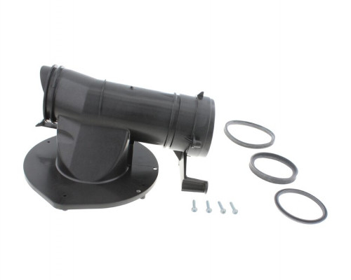 Adapter, flue gas