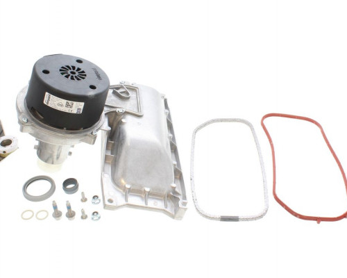 Fan, with combustion chamber cover