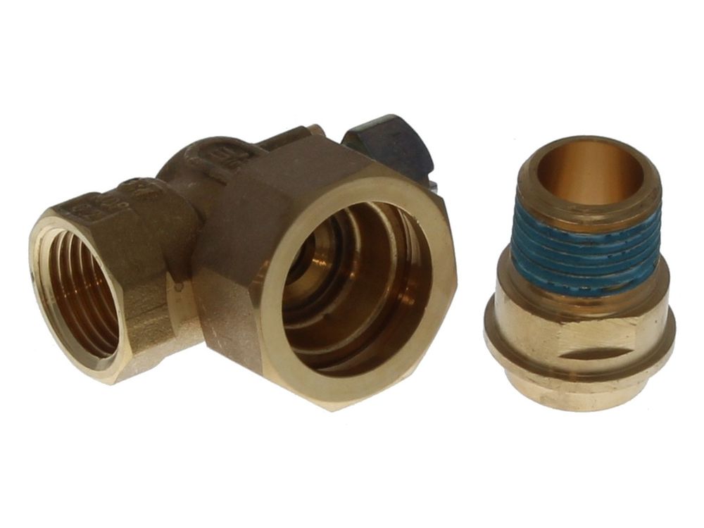 GAS TAP C/W NUT & TAIL PIECE